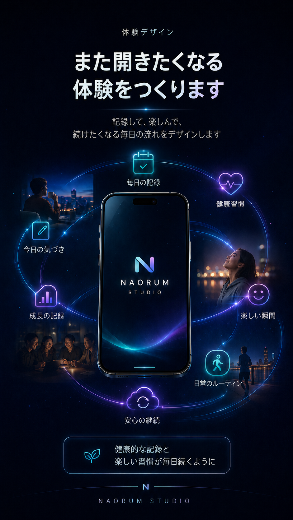Naorum 日本語アプリ画面 3